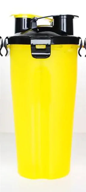 2-in-1 Portable Pet Water and Food Dispenser with Collapsible Silicone Bowl