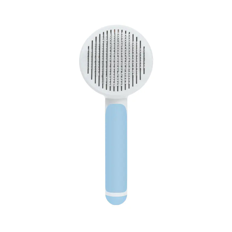 Round Handle Pet Comb with Sticky Bead Massage