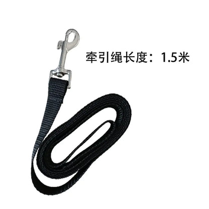 Fleece Dog Jacket with Leash - Soft & Warm Pet Apparel