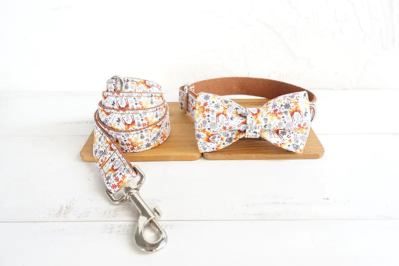 Holiday Hound Collar & Leash Set