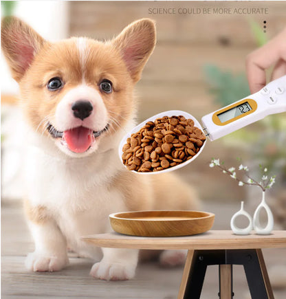 Pet Food Measuring Spoon with Weight Scale