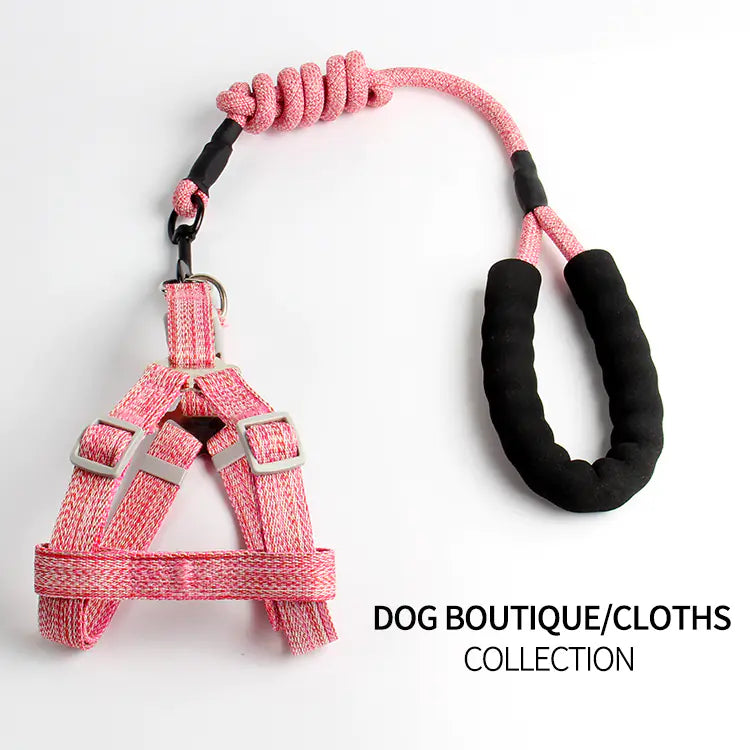 Pet Leash and Harness Set for Small Dogs