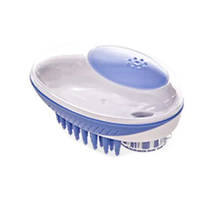 2 in 1 Pet Bath Brush and Grooming Comb for Dogs/Cats