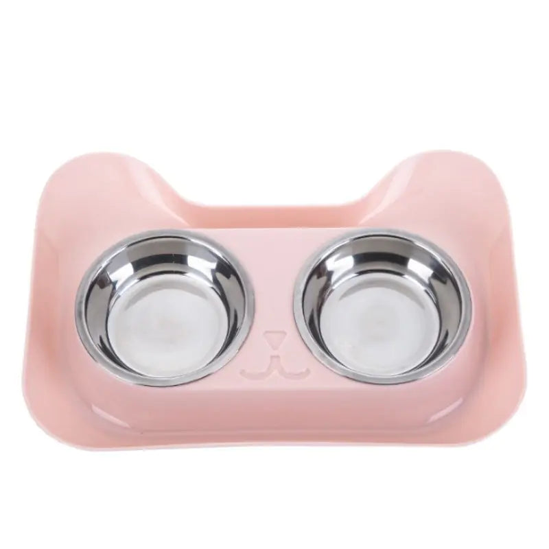 DuoDine Cat Bowls - Stainless & Style
