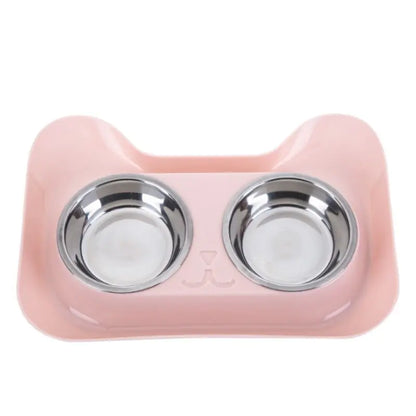 DuoDine Cat Bowls - Stainless & Style