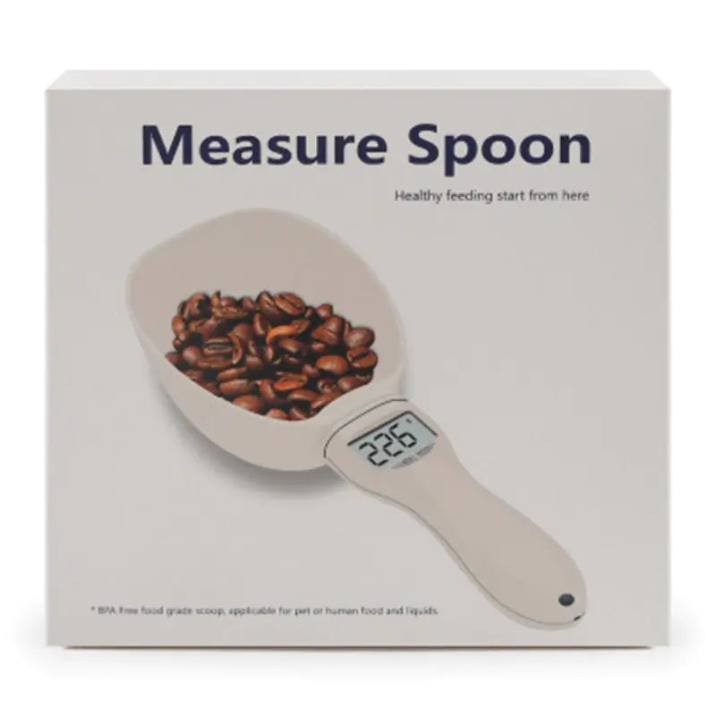 Pet Food Measuring Spoon with Weight Scale