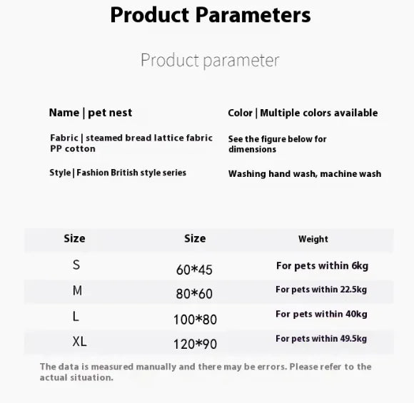 CozyComfort All-Season Pet Nest