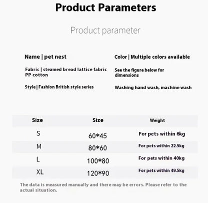 CozyComfort All-Season Pet Nest