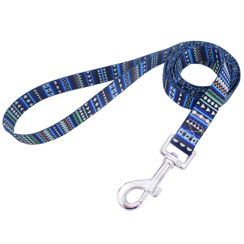 Colorful Pet Leash with Floral Design for Dogs