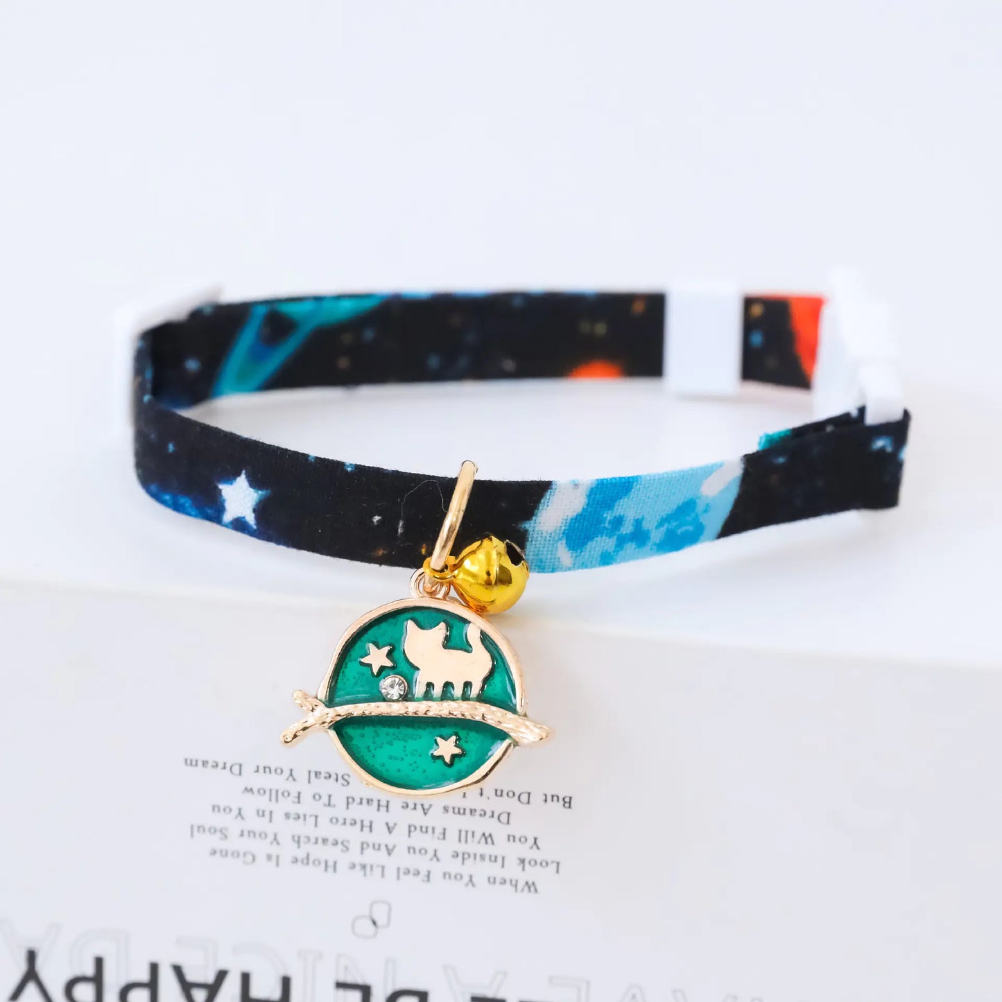 Pet Collar with Safety Buckle and Bell for Dogs/Cats