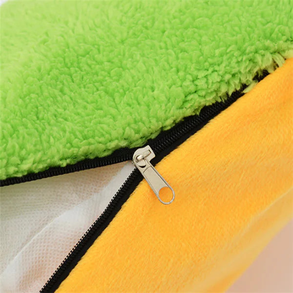 Hot Dog Shaped Pet Bed