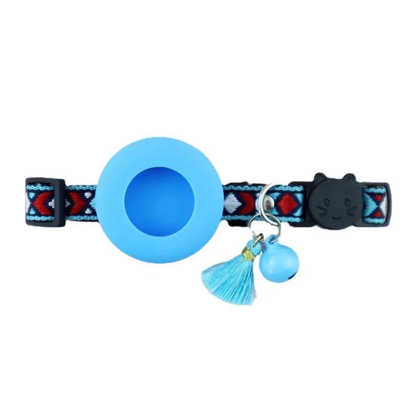 GPS Pet Collar with Silicone Holster and Bell