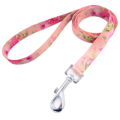 Colorful Pet Leash with Floral Design for Dogs