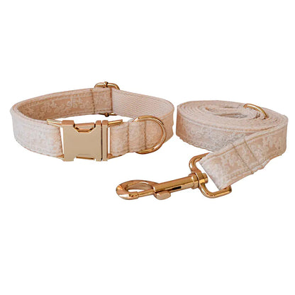Lace Pet Collar with Metal Buckle Design