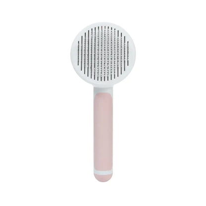 Round Handle Pet Comb with Sticky Bead Massage
