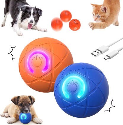 Rechargeable Vibrating Dog Play Ball - 2 Pack