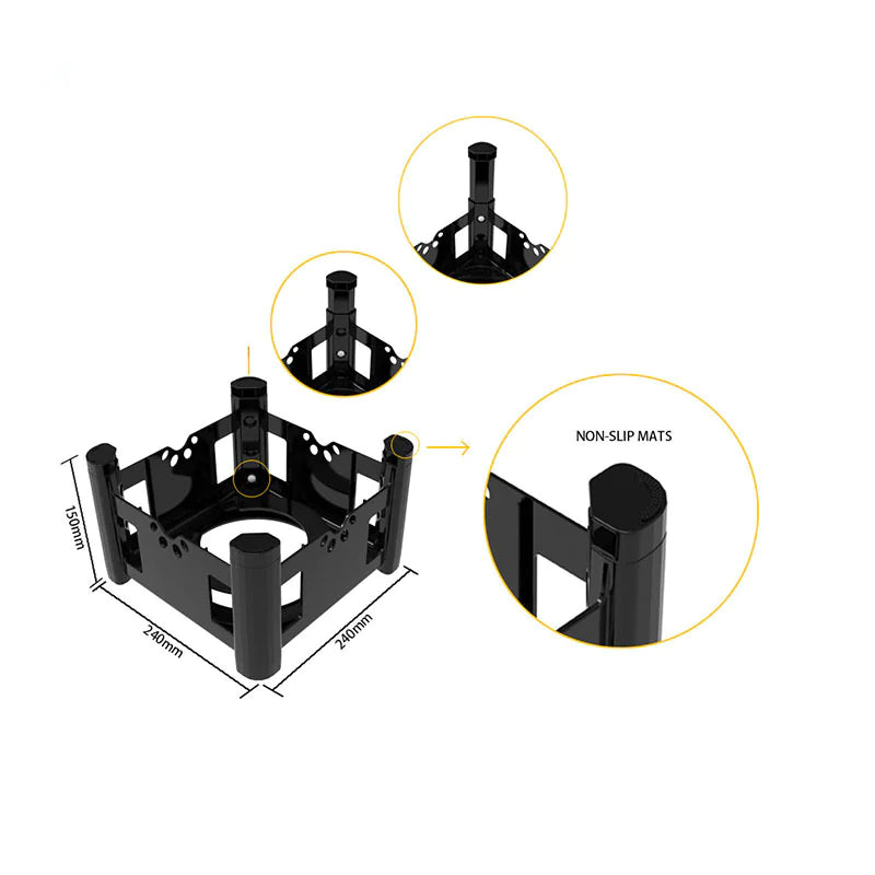 Pet Water Bowl with Slow Feeding Design and Adjustable Height