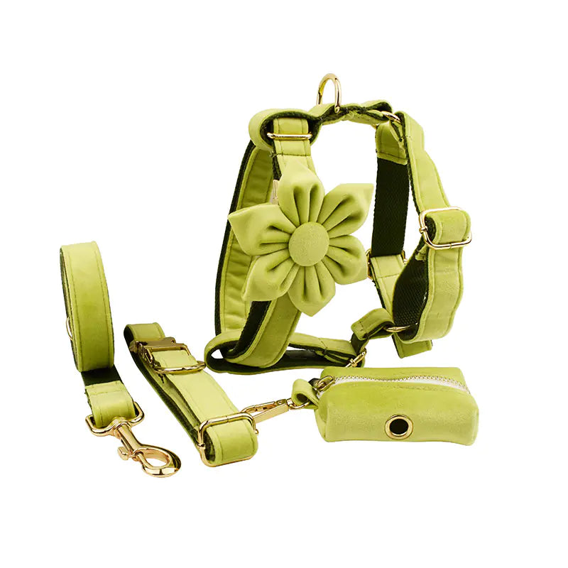 Velvet Fabric Dog Pet Collar