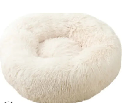 Plush Round Pet Bed