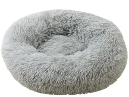 Plush Round Pet Bed