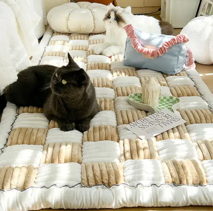 Cozy Cream Plush Mats