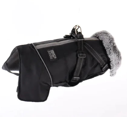 Pet Warm Fur Collar Cotton-padded Jacket