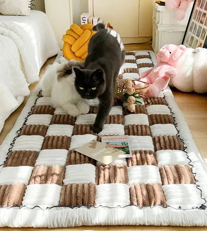 Cozy Cream Plush Mats