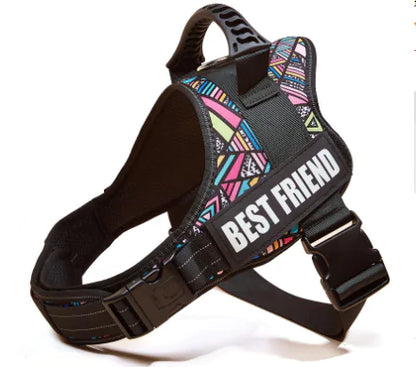 Reflective Pet Harness Leash Set