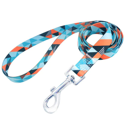 Colorful Pet Leash with Floral Design for Dogs