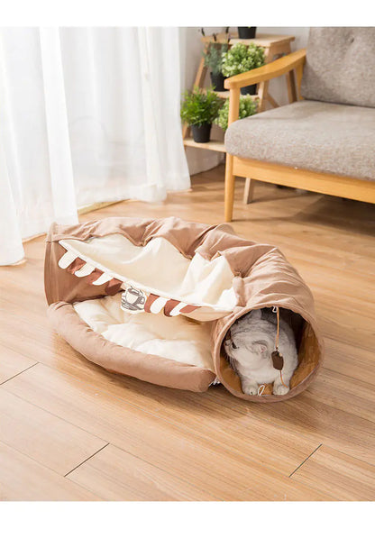 CozyHide Cat Tunnel & Nest