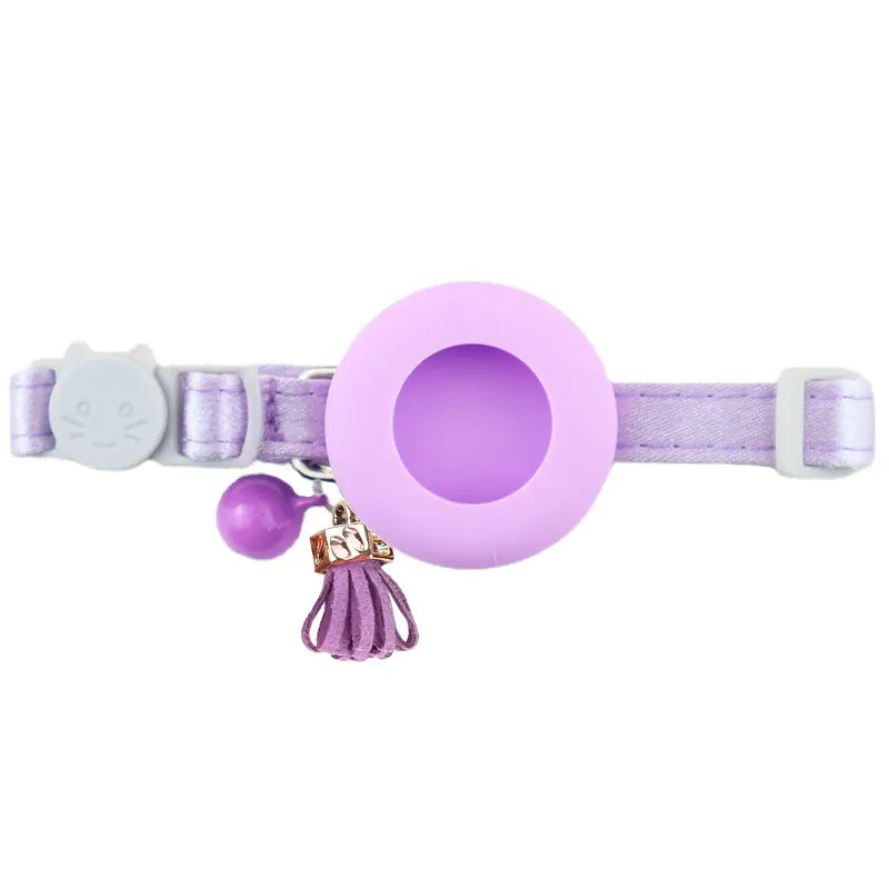 GPS Pet Collar with Silicone Holster and Bell