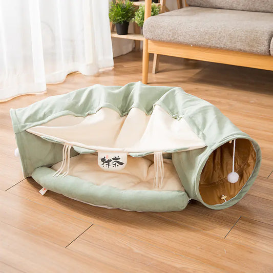 CozyHide Cat Tunnel & Nest