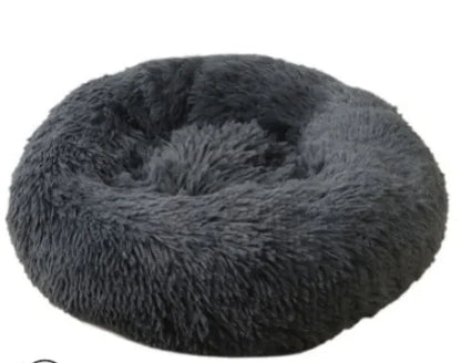 Plush Round Pet Bed