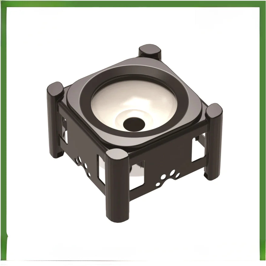 Pet Water Bowl with Slow Feeding Design and Adjustable Height