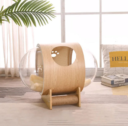 Clear Dome Pet Bed