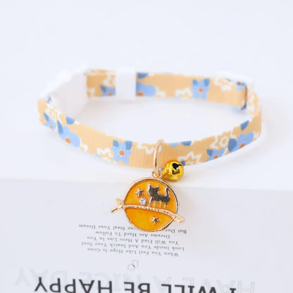 Pet Collar with Safety Buckle and Bell for Dogs/Cats