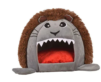 Cartoon Lion Pet Bed for Cats and Dogs