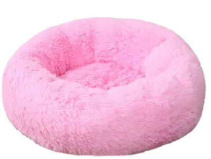 Plush Round Pet Bed