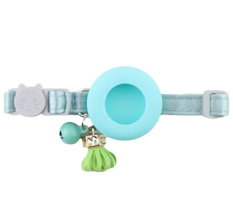 GPS Pet Collar with Silicone Holster and Bell