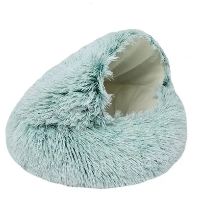 Plush Shell-Shaped Pet Bed